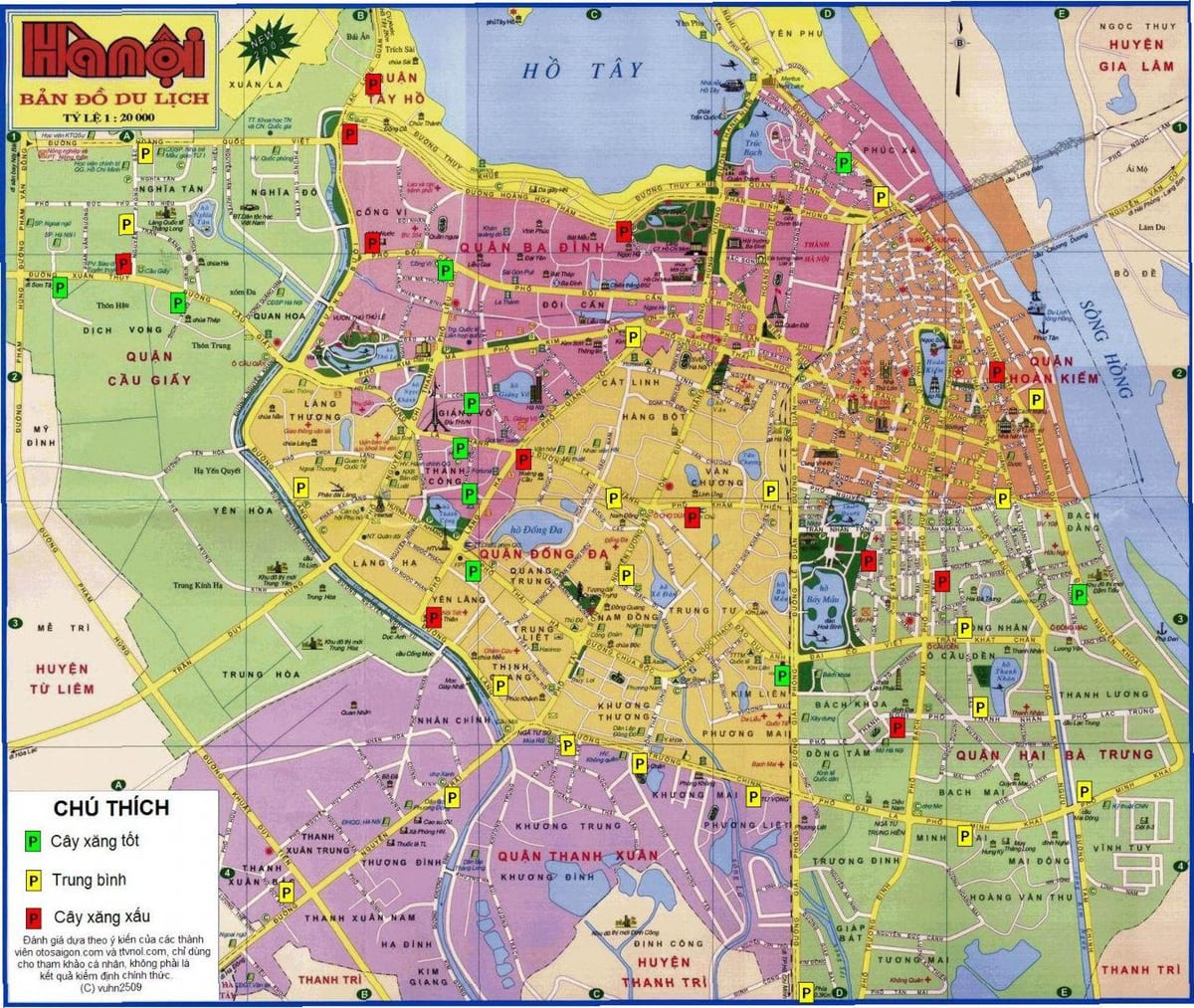 hanoi mapa de vietnam