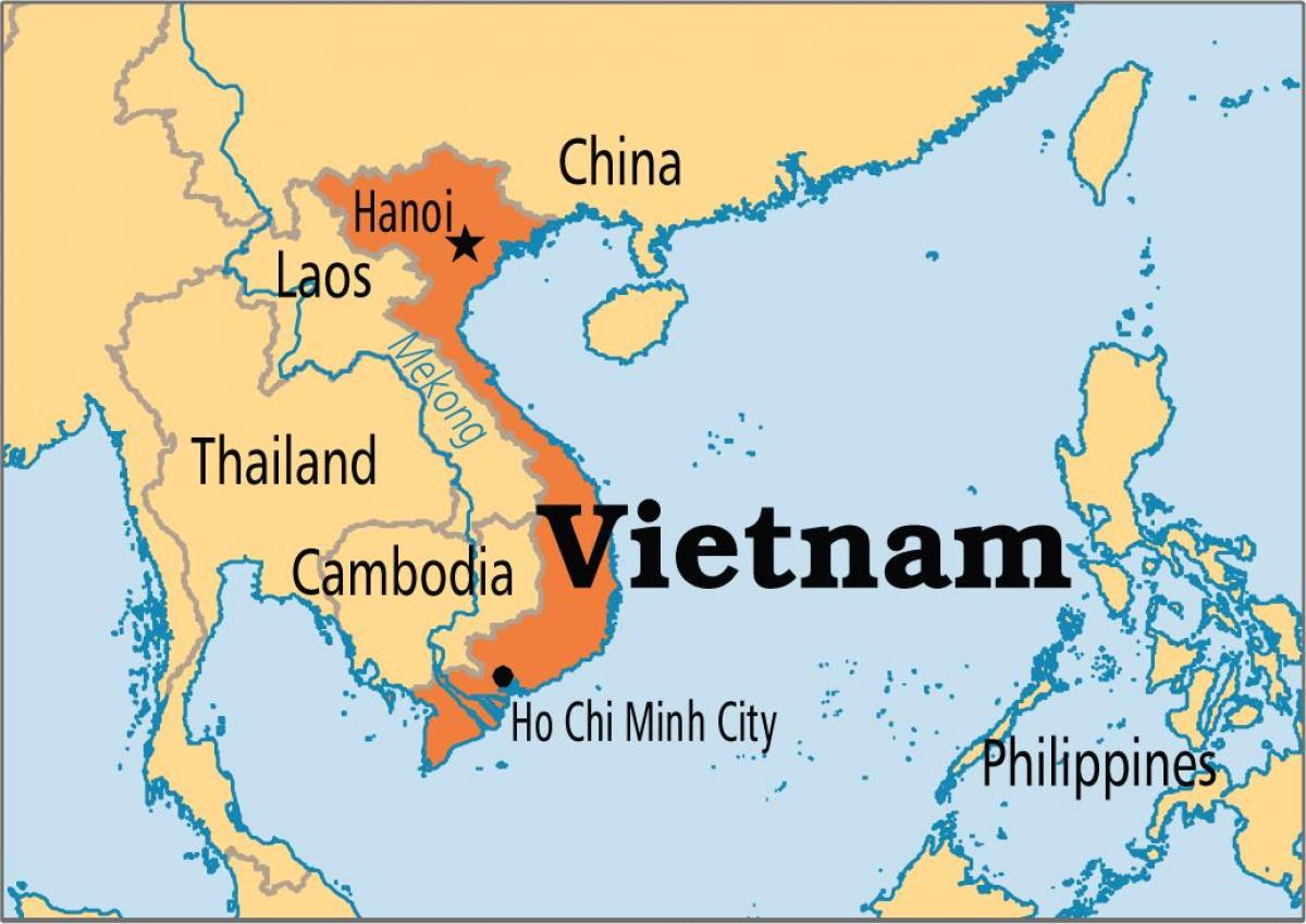 Mapa de ubicación de hanoi