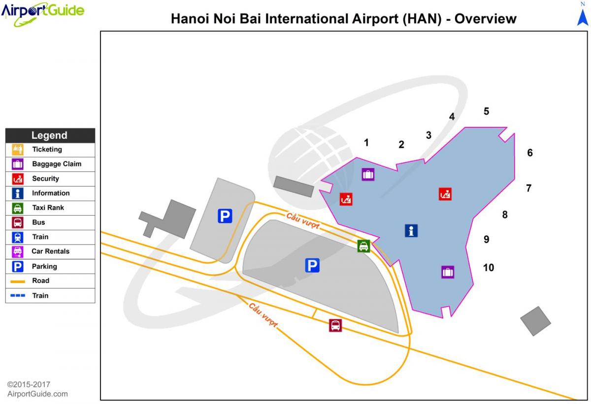 Mapa de noi bai