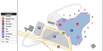 Aeropuerto internacional de Hanoi mapa