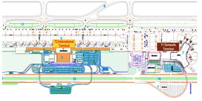 Hanoi aeropuerto terminal mapa